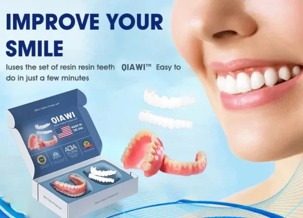 QIAWI™-Premium Custom Silicone Denture Set