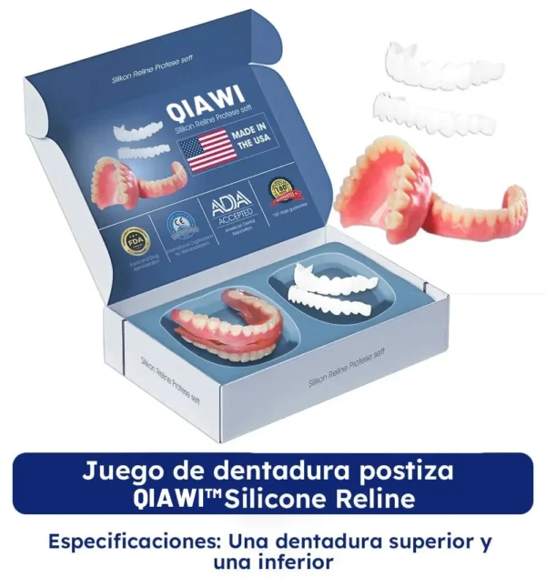 QIAWI™-Premium Custom Silicone Denture Set